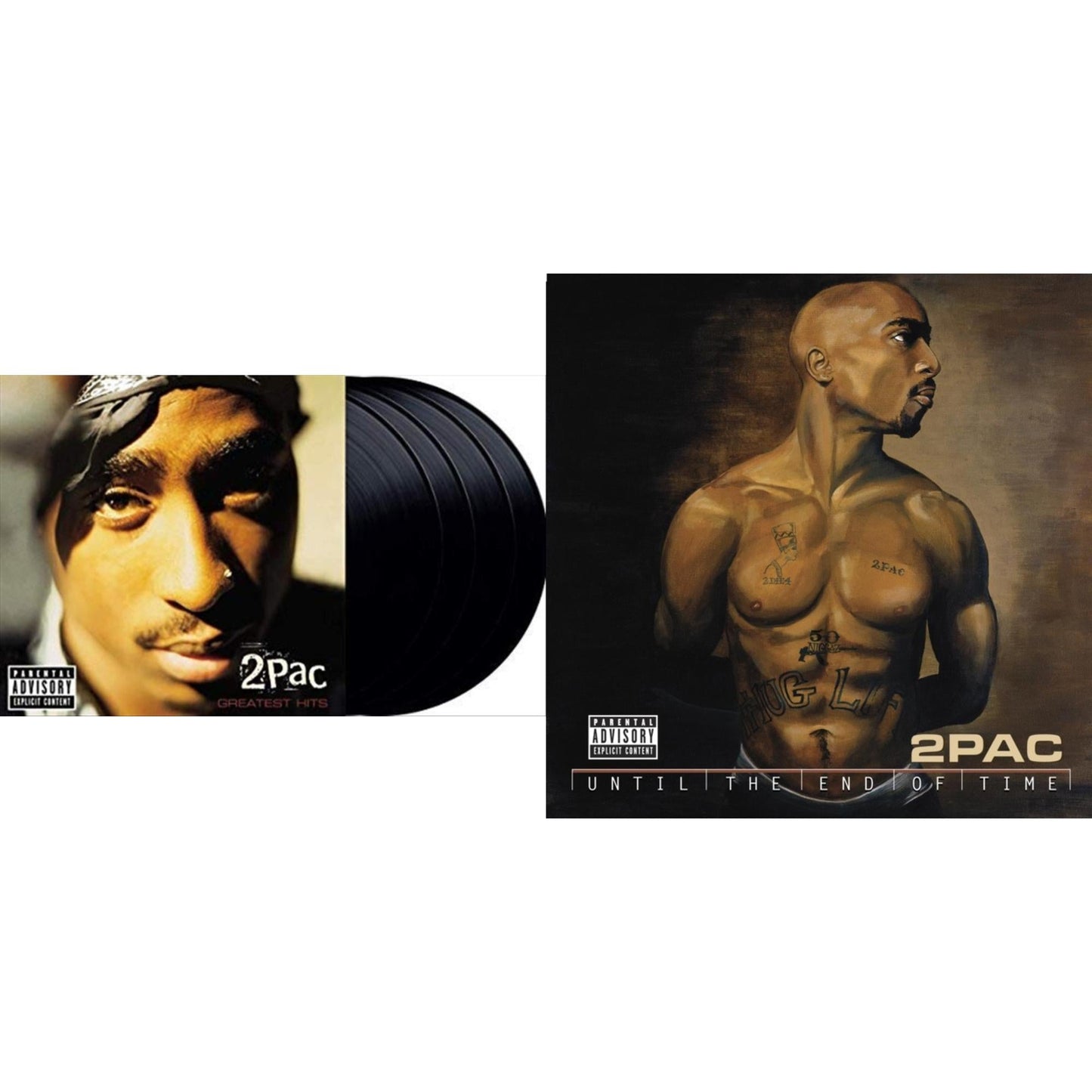 This is a 2 LP Vinyl SKU bundle.
1.This LP Vinyl is brand new.Format: LP VinylMusic Style: GangstaThis item's title is: Greatest HitsArtist: 2PacLabel: INTERSCOPEBarcode: 602567965411Release Date: 11/9/2018
2.This LP Vinyl is brand new.