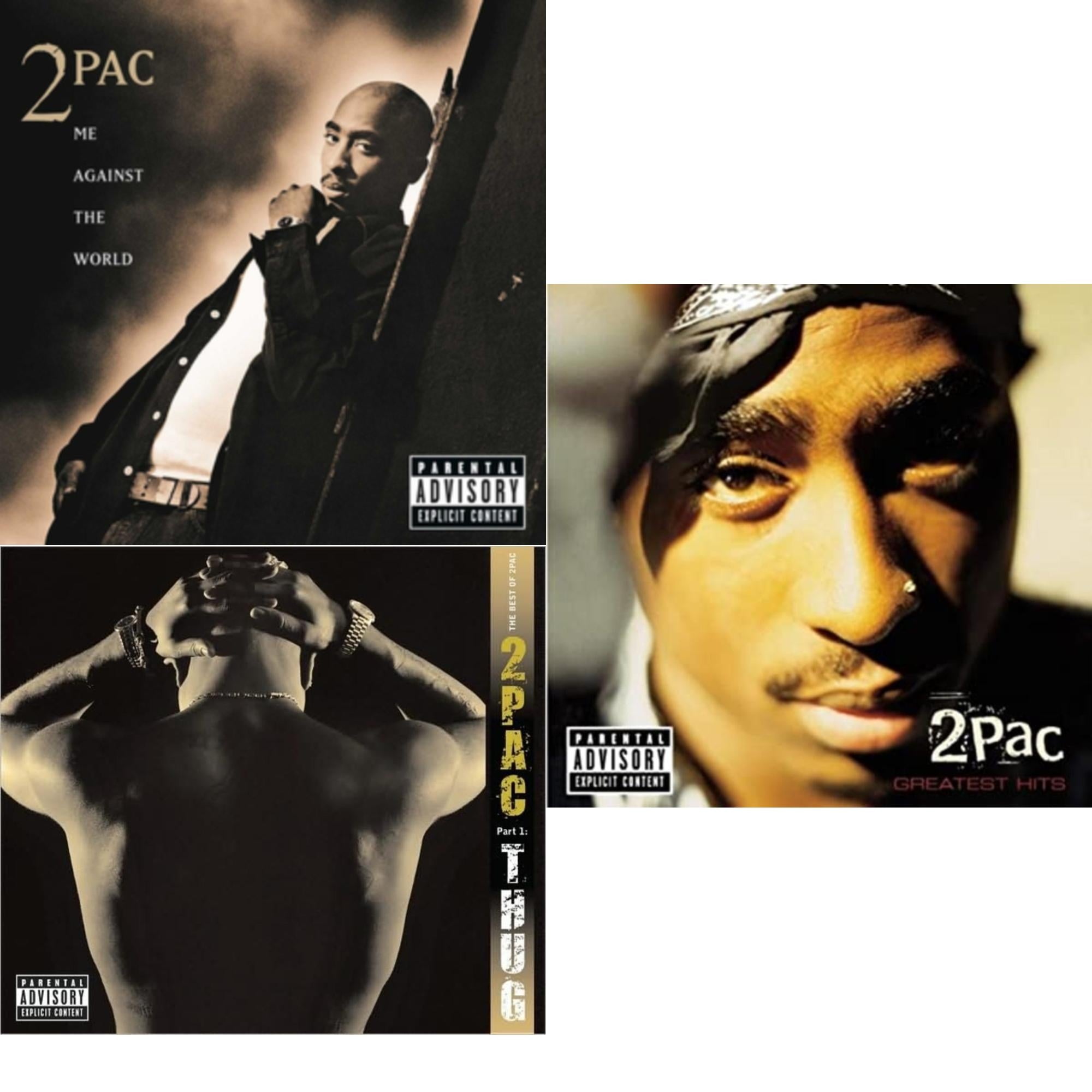 2Pac - Me Against World & Best Of 2Pac Part 1: Thug & Greatest Hits - CD Bundle