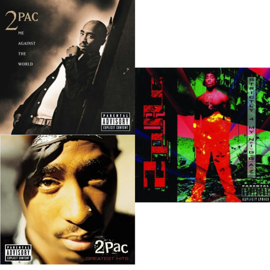 This is a 3 CD SKU bundle.
1.This CD is brand new.Format: CDMusic Style: ConsciousThis item's title is: Strictly 4 My N.I.G.G.A.Z.Artist: 2PacLabel: Amaru Records (2)Barcode: 012414163424Release Date: 7/18/2011
2.This CD is brand new.