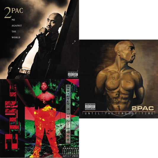 This is a 3 LP Vinyl SKU bundle.
1.This LP Vinyl is brand new.Format: LP VinylMusic Style: GangstaThis item's title is: Until The End Of Time(X) (4LP)Artist: 2PacLabel: INTERSCOPEBarcode: 602435334066Release Date: 7/23/2021
2.This LP Vinyl is brand new.