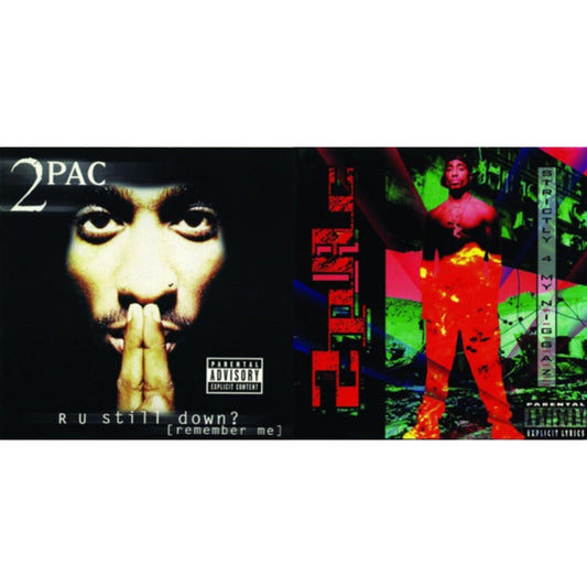 This is a 2 CD SKU bundle.
1.This CD is brand new.Format: CDMusic Style: GangstaThis item's title is: R U Still DownArtist: 2PacLabel: INTERSCOPEBarcode: 012414162823Release Date: 7/18/2011
2.This CD is brand new.