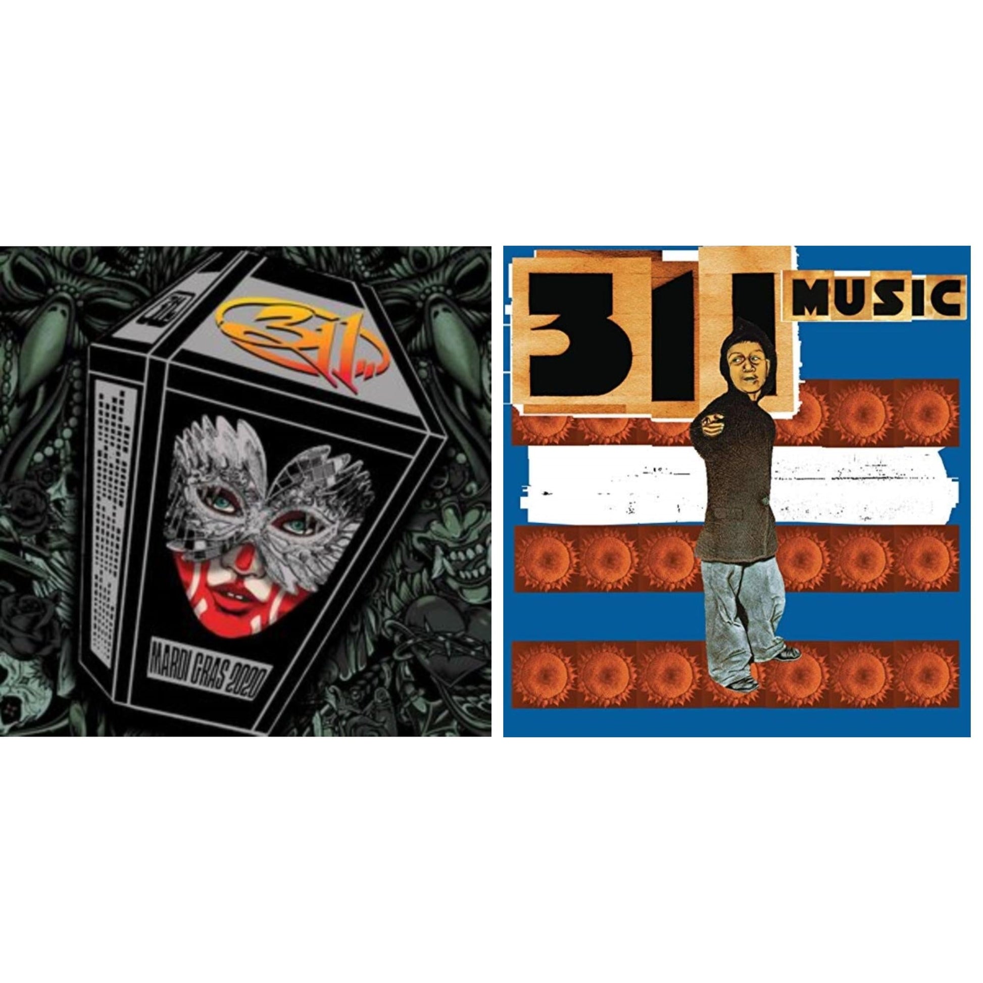 This is a 2 LP Vinyl SKU bundle.
1.This LP Vinyl is brand new.Format: LP VinylThis item's title is: Music (2LP/Gatefold)Artist: 311Label: LEGACYBarcode: 886919514414Release Date: 5/22/2012
2.This LP Vinyl is brand new.
