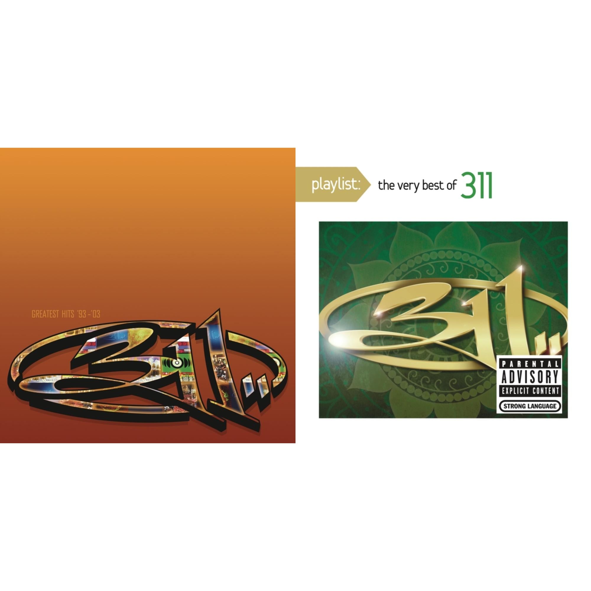 311 - Greatest Hits 1993 - 2003 & Playlist: The Very Best Of - CD Bundle