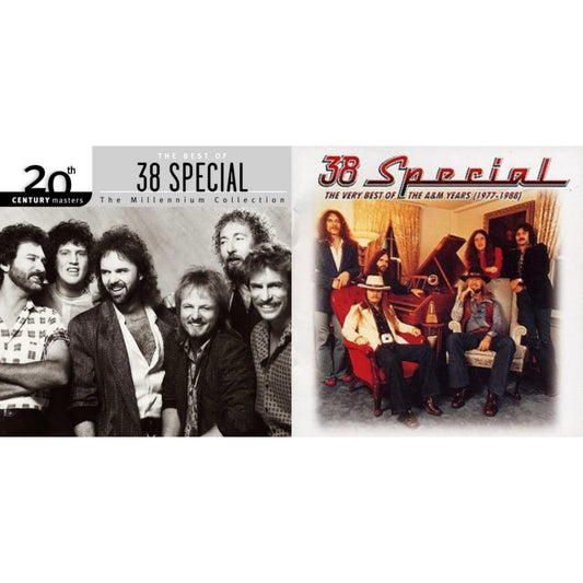 This is a 2 CD SKU bundle.
1.This CD is brand new.Format: CDMusic Style: Southern RockThis item's title is: Millennium Collection: 20Th Century MastersArtist: 38 SpecialLabel: A&M RecordsBarcode: 606949056124Release Date: 6/27/2000
2.This CD is brand new.