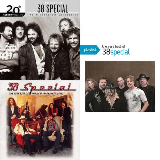 This is a 3 CD SKU bundle.
1.This CD is brand new.Format: CDMusic Style: Southern RockThis item's title is: Millennium Collection: 20Th Century MastersArtist: 38 SpecialLabel: A&M RecordsBarcode: 606949056124Release Date: 6/27/2000
2.This CD is brand new.