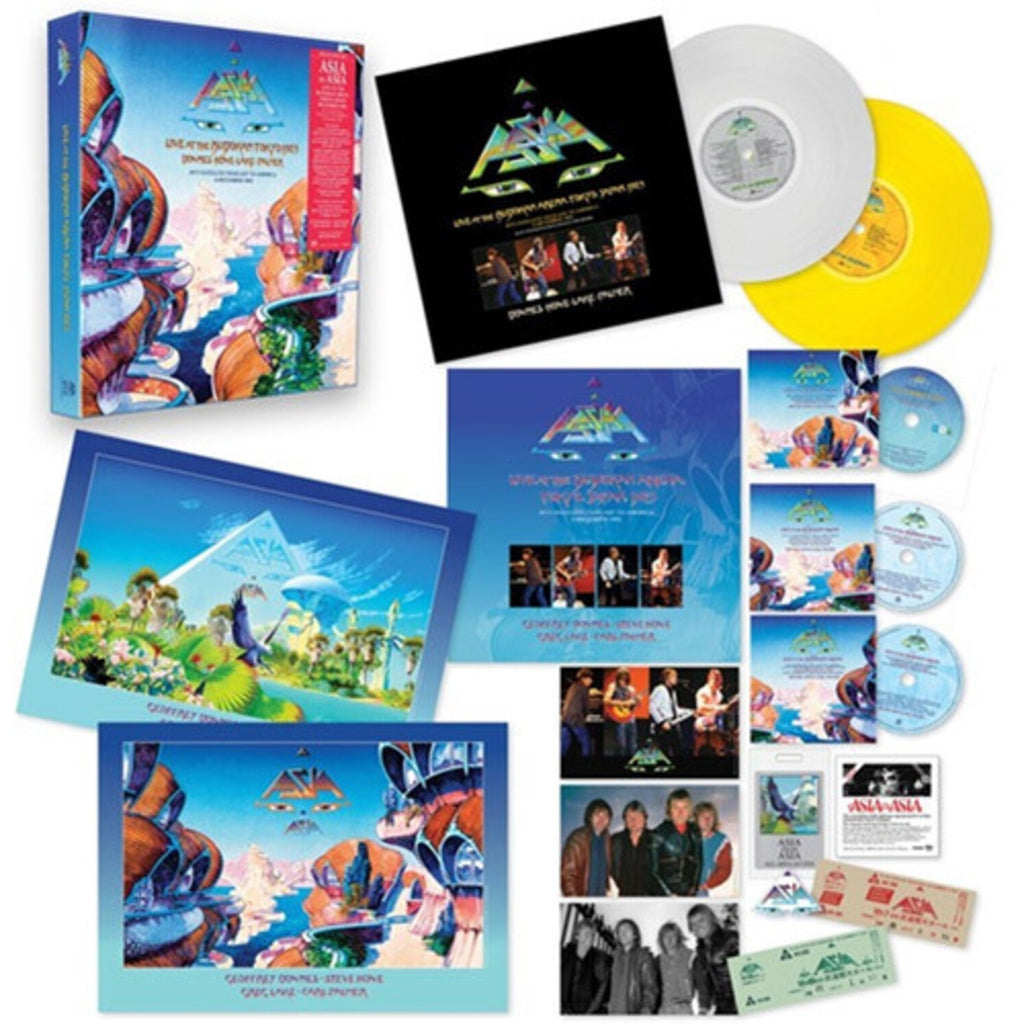Asia In Asia - Live At The Budokan, Tokyo, 1983 (Deluxe Box Set/2LP/2CD/Blu-Ray/Etc.) & Asia In Asia - Live At The Budokan, Tokyo, 1983 (2LP) & Asia