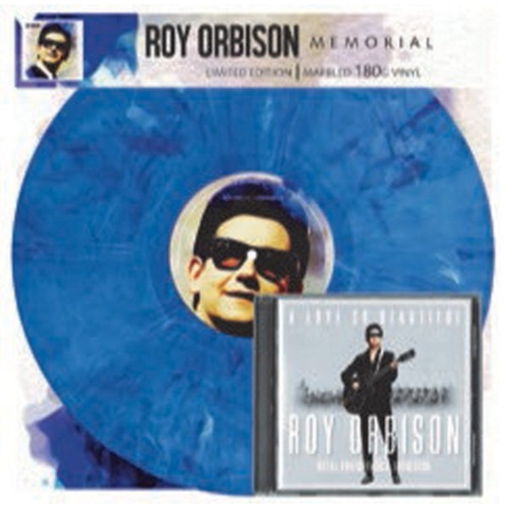 Memorial (Blue Marbled LP Vinyl) W/ A Love So Beautiful On CD & Sings Lonely & Blue (150G/Dl Card) & Ultimate Roy Orbison (2LP/150G/Gatefold)