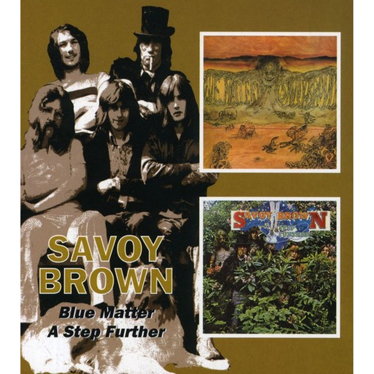 Savoy Brown - Raw Sienna / Looking In & Blue Matter / Step Further (Remastered) - CD Bundle