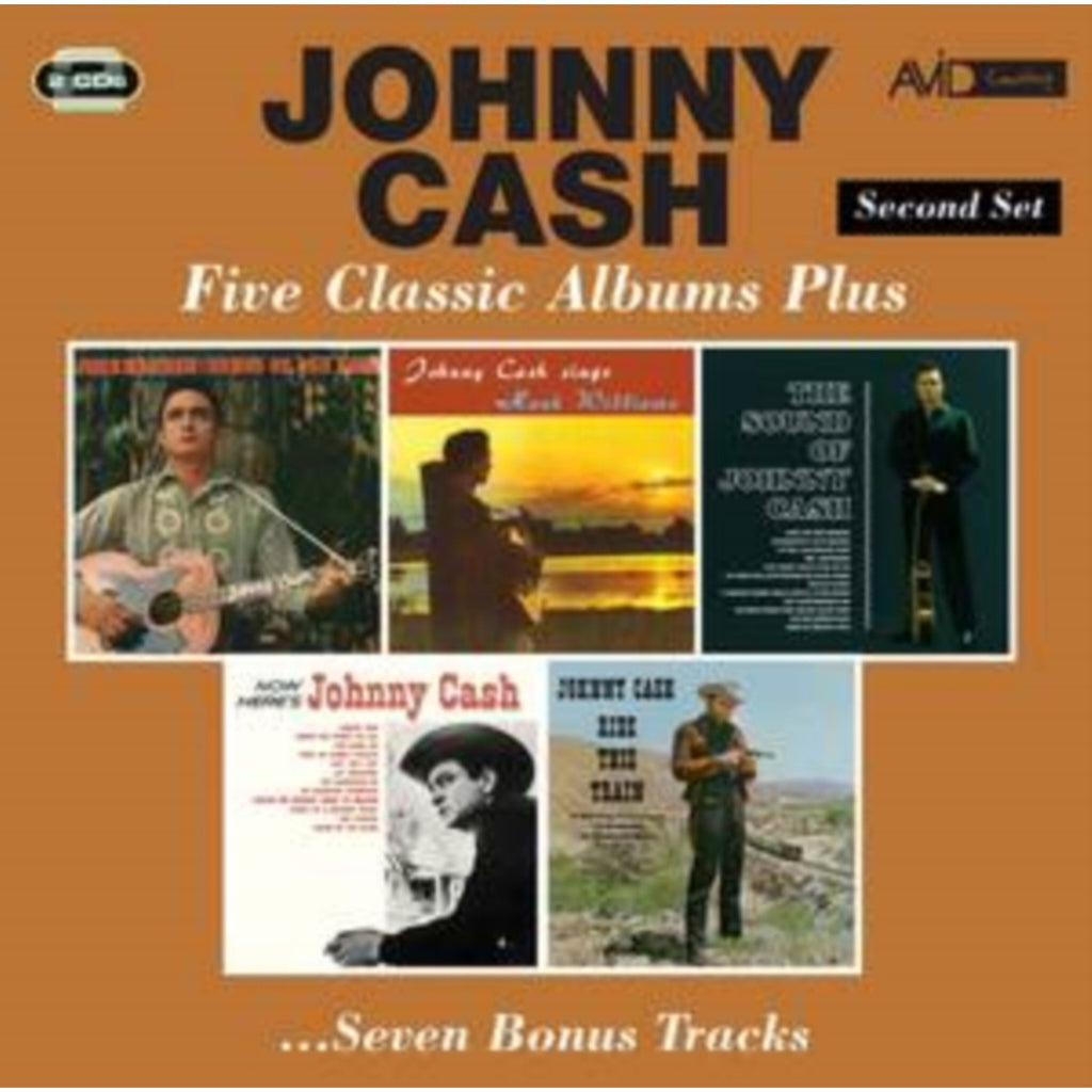 At Folsom Prison & Songs Of Our Soil / Sings Hank Williams / Sound Of Johnny Cash / Now Here's Johnny / Ride This Train