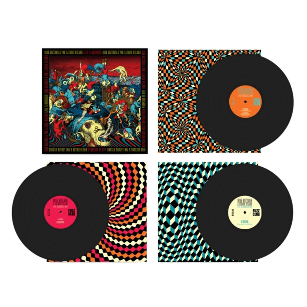 Rave Gizzard - Live In San Francisco '24 (3LP/Splatter Vinyl) & Live In Brussels '19 (Fuzz Club Official Bootleg) & Nonagon Infinity Live (Coloured) & Live In Brussels '19 (140G/3LP)