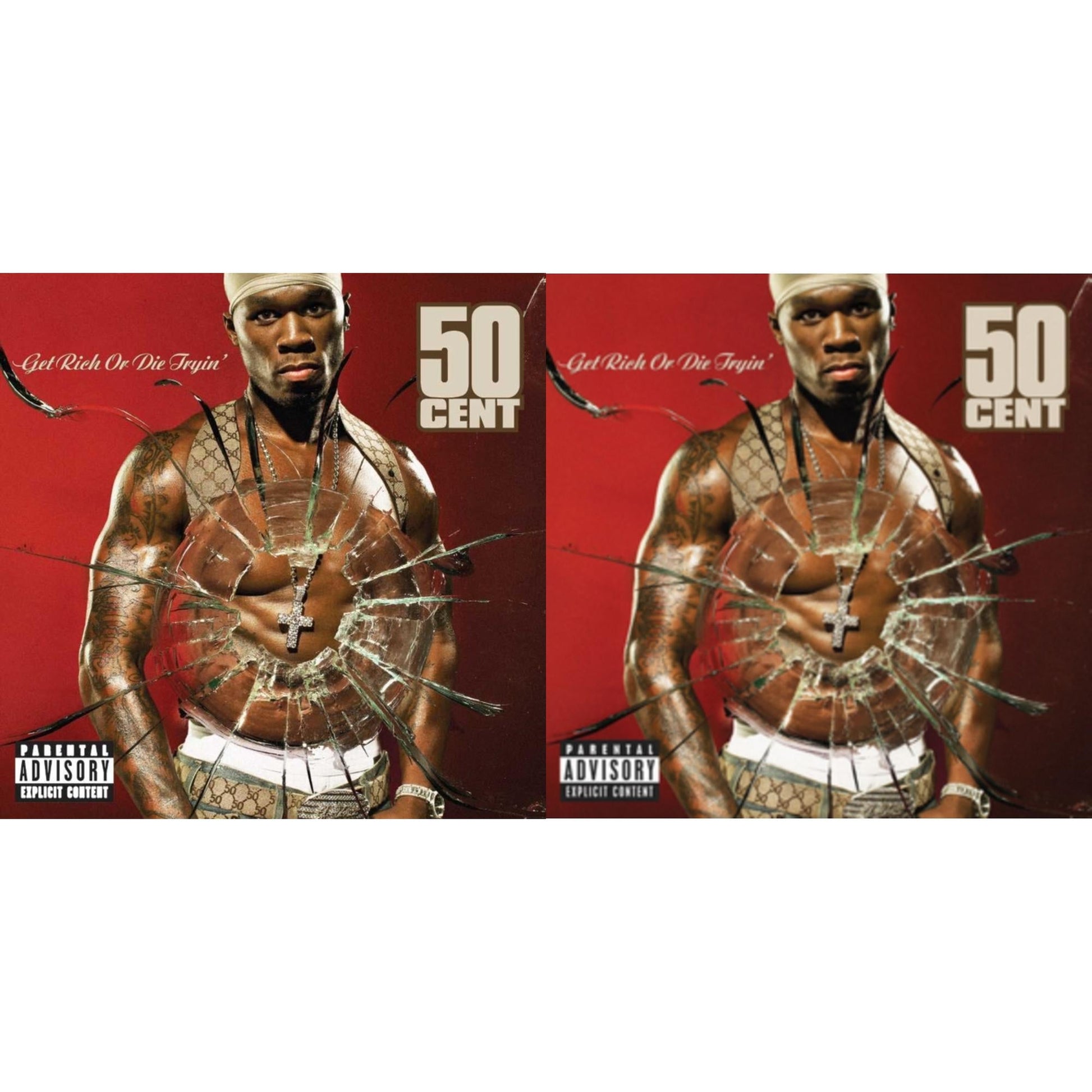 This is a 2 CD SKU bundle.
1.This CD is brand new.Format: CDMusic Style: GangstaThis item's title is: Get Rich Or Die TryinArtist: 50 CentLabel: AFTERMATHBarcode: 606949354428Release Date: 2/4/2003
2.This CD is brand new.