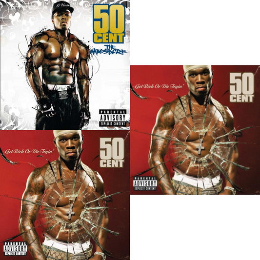 This is a 3 CD SKU bundle.
1.This CD is brand new.Format: CDMusic Style: GangstaThis item's title is: Massacre (X)Artist: 50 CentLabel: AFTERMATHBarcode: 602498804087Release Date: 3/3/2005
2.This CD is brand new.