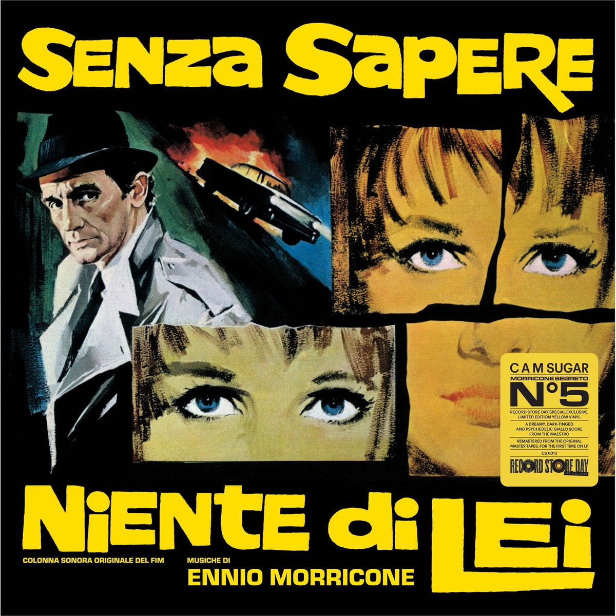 Ennio Morricone - Peur Sur La Ville (Gatefold Sleeve Designed By Eric Adrian Lee) & Blue-Eyed Bandit (Il Bandito Dagli Occhi Azzurri) Ost & Così Come Sei Ost (Limited/180G/Solid Pink LP Vinyl) & Senza Sapere Niente Di Lei (Yellow LP Vinyl) &