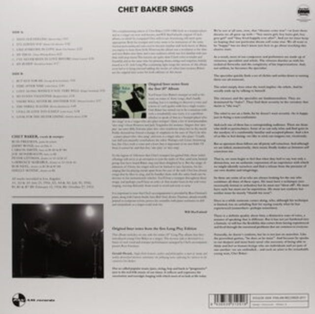 This is a 5 LP Vinyl SKU bundle.
1.This LP Vinyl is brand new.Format: LP VinylThis item's title is: Blues For A Reason (Feat. Warne Marsh)Artist: Chet BakerBarcode: 8435395503782Release Date: 10/27/2023
2.This LP Vinyl is brand new.