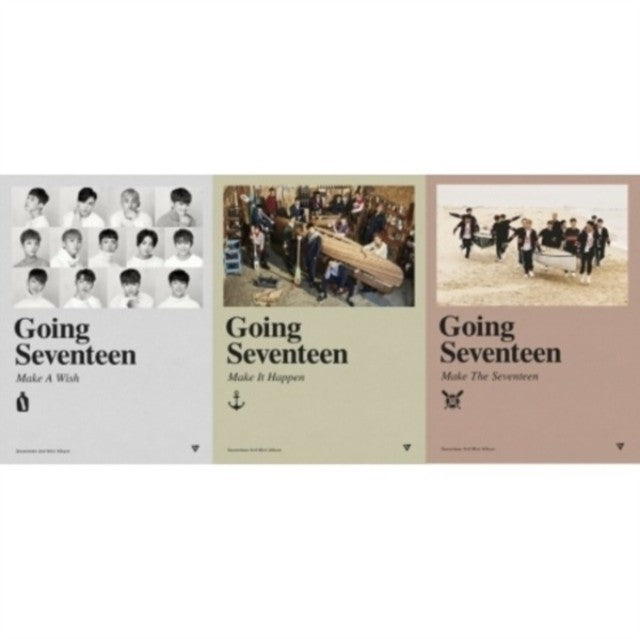 Spill The Feels - Seventeen 12Th Mini Album (Feel Blue Ver.) & Seventeen 5Th Album Happy Burstday (New Escape Ver.) & Going Seventeen (Reissue)