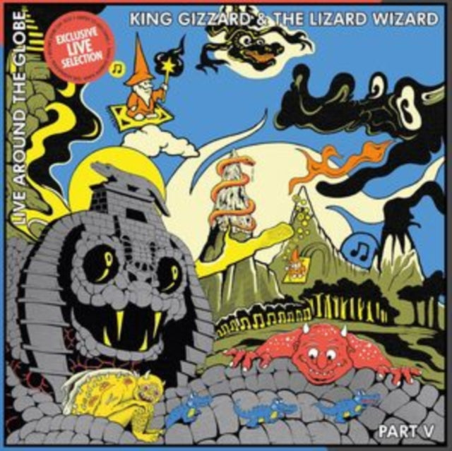 Teenage Gizzard (Fuzz Club Official Bootleg) (Deluxe Edition) & Live In Brussels '19 (140G/3LP) & Live In San Francisco '16 (Deluxe/2LP/Fog/Sunburst Vinyl) & Live Around The Globe: Part V (Colored LP Vinyl)
