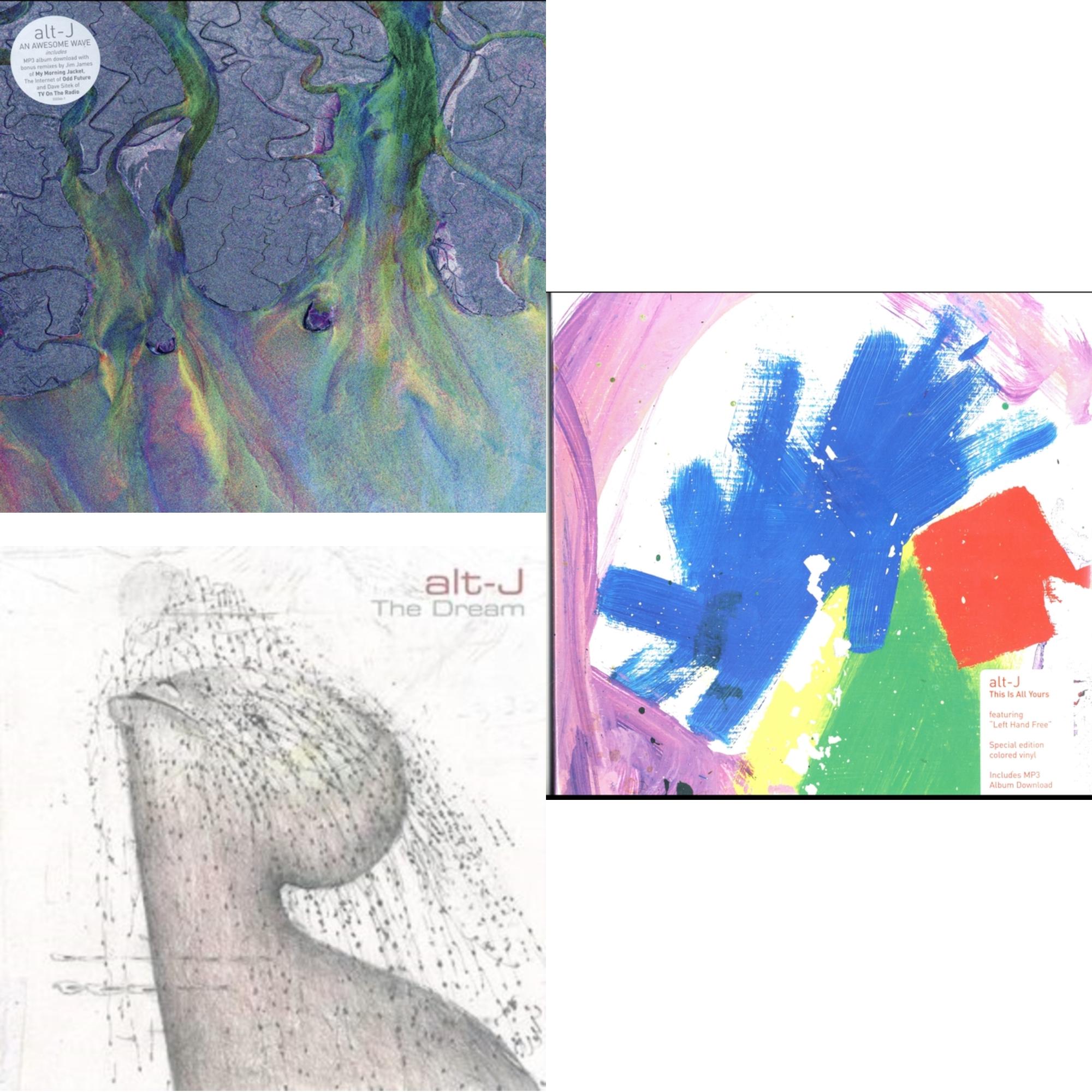 This is a 3 LP Vinyl SKU bundle.
1.This LP Vinyl is brand new.Format: LP VinylMusic Style: ExperimentalThis item's title is: DreamArtist: Alt-JLabel: ATLANTIC/CANVASBACK MUSICBarcode: 075678641923Release Date: 2/18/2022
2.This LP Vinyl is brand new.