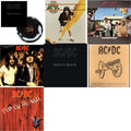Back In Black (Black/White Blend LP Vinyl) & High Voltage (180G) & Dirty Deeds Done Dirt Cheap (180G) & Highway To Hell (180G) & Back In Black (180G) & For Those About To Rock (180G) & Fly On The Wall (180G)