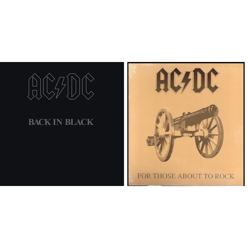 Back In Black (180G) & For Those About To Rock (180G)