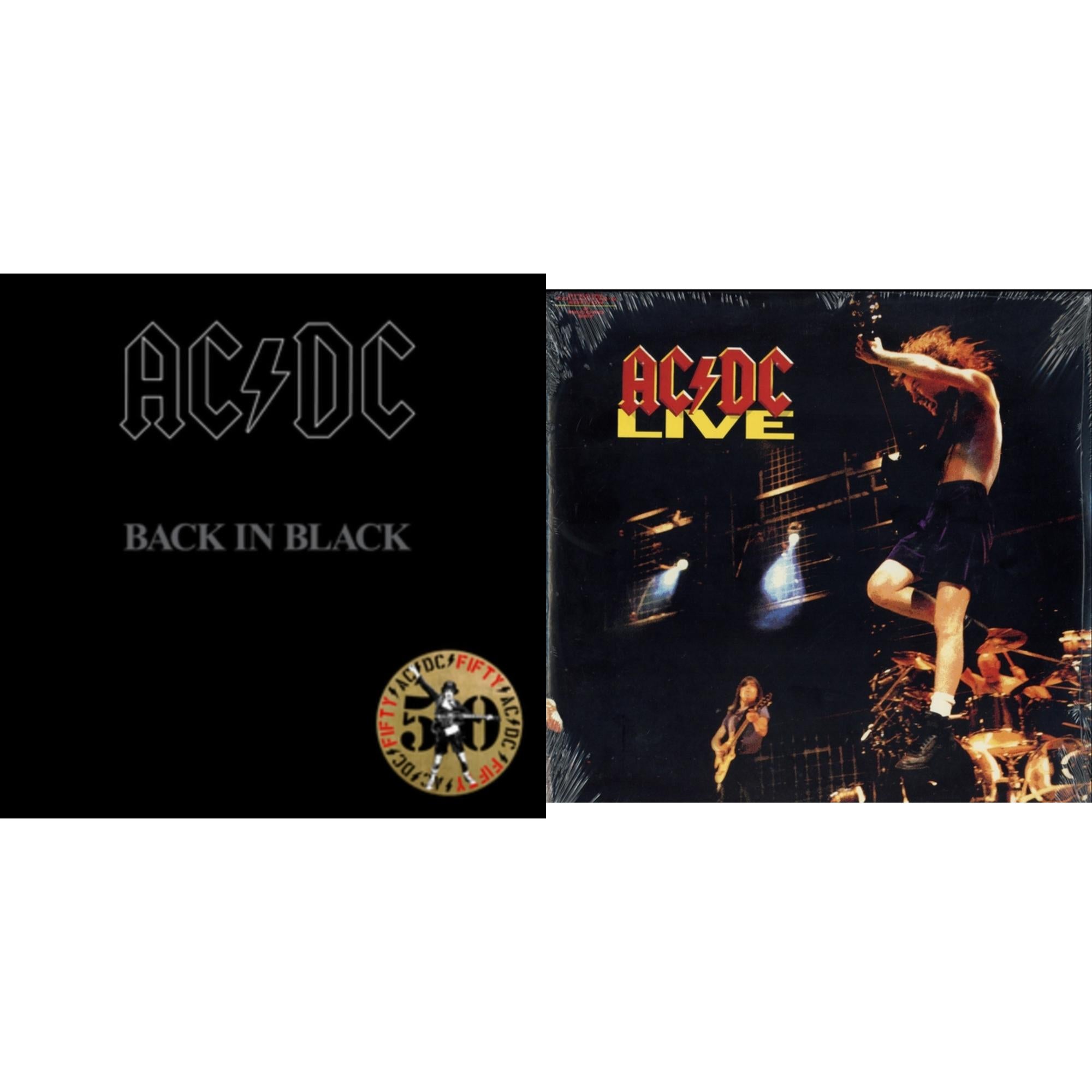 Back In Black (Gold Metallic LP Vinyl) & Live (2LP/180G)