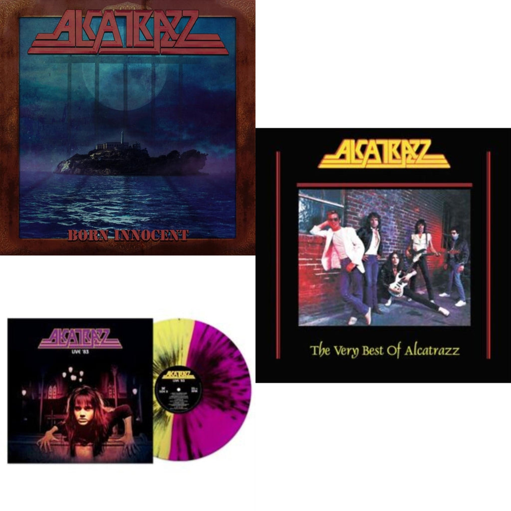 Born Innocent (2LP/Color Vinyl) & Very Best Of Alcatrazz (180G/Red LP Vinyl) & Live '83 (Yellow/Purple Splatter LP Vinyl)