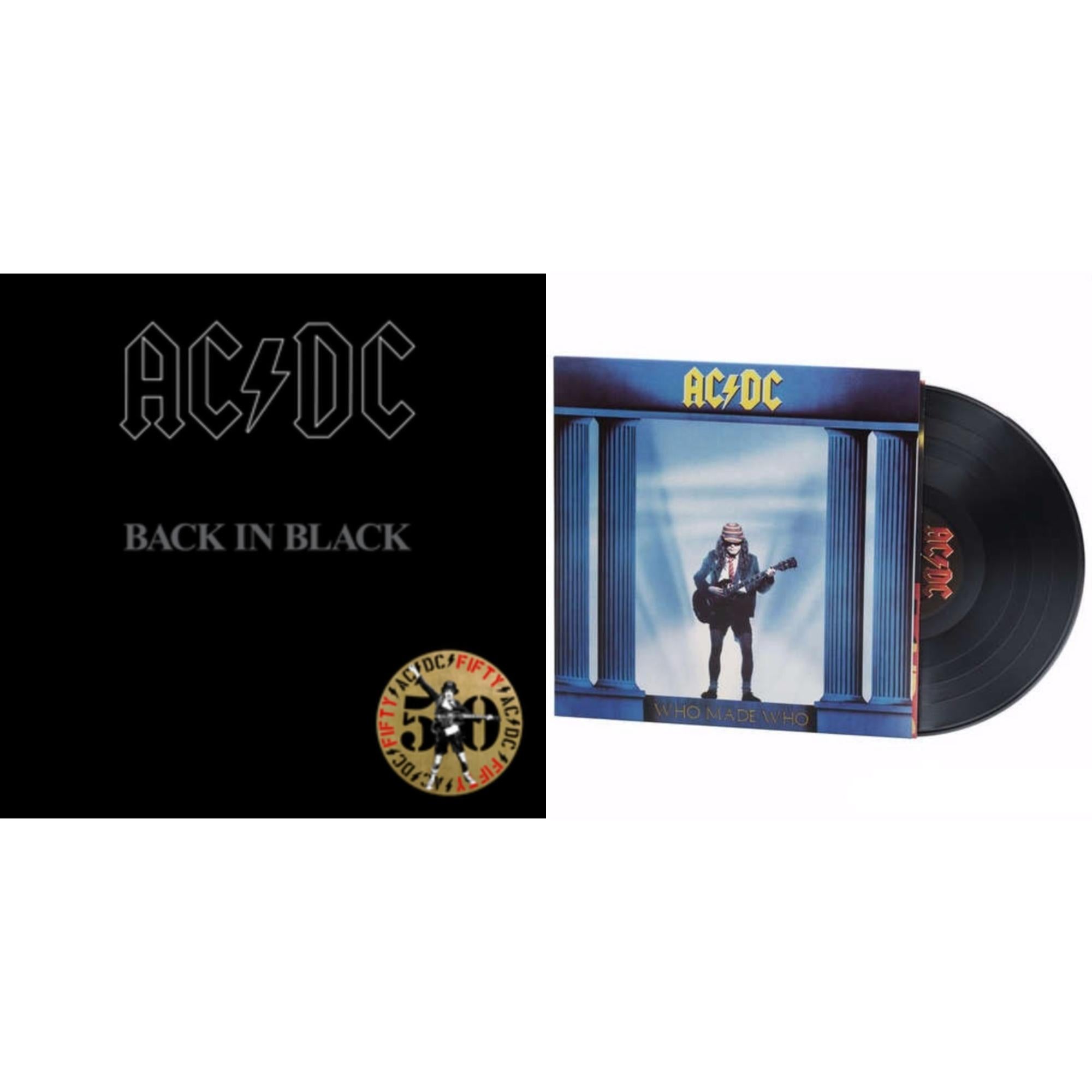 Back In Black (Gold Metallic LP Vinyl) & Who Made Who (180G)