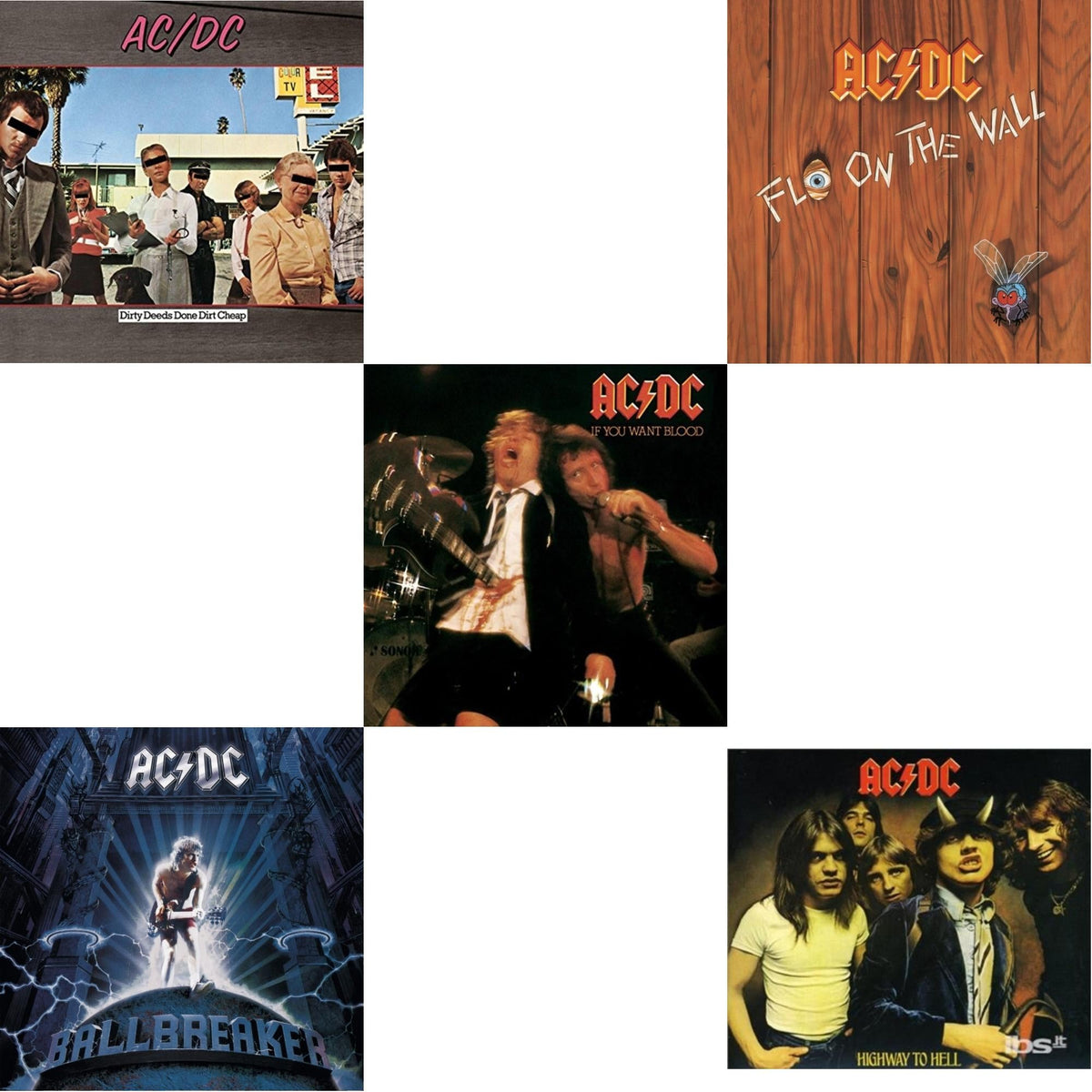 Dirty Deeds Done Dirt Cheap & If You Want Blood You've Got It & Highway To Hell & Ballbreaker & Fly On The Wall