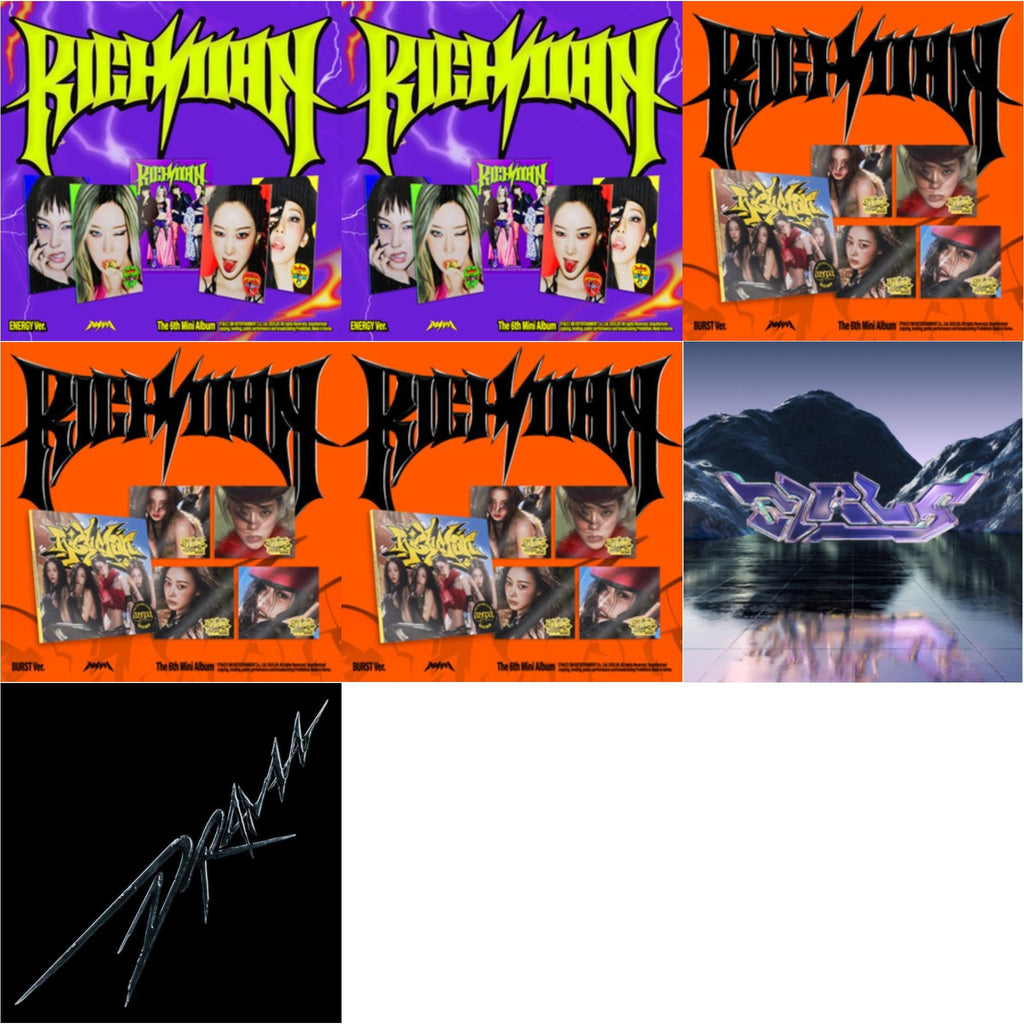 Rich Man (6Th Mini Album) (Energy Ver.) (Group Version) & Rich Man (6Th Mini Album) (Energy Ver.) (Ningning Version) & Rich Man (6Th Mini Album) (Burst Ver.) (Karina Version) & Rich Man (6Th Mini Album) (Burst Ver.) (Winter Version)