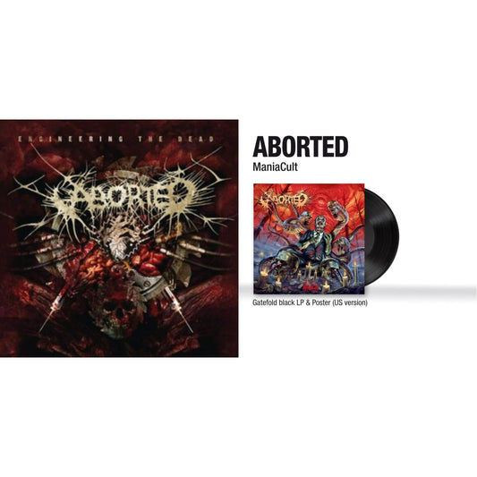 This is a 2 LP Vinyl SKU bundle.
1.This LP Vinyl is brand new.Format: LP VinylMusic Style: GoregrindThis item's title is: Engineering The Dead (Limited Edition/Red LP Vinyl)Artist: AbortedLabel: LISTENABLE RECORDSBarcode: 3760053846099Release Date: 4/15/2022
2.