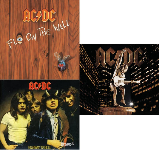 This is a 3 CD SKU bundle.
1.This CD is brand new.Format: CDMusic Style: Blues RockThis item's title is: Fly On The WallArtist: Ac/DcLabel: LEGACYBarcode: 889853333226Release Date: 4/21/2016
2.This CD is brand new.