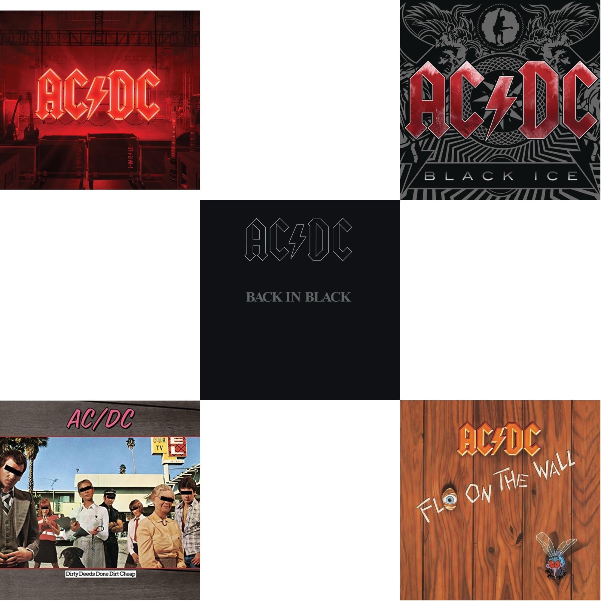 Power Up (Softpak/Booklet) & Dirty Deeds Done Dirt Cheap & Back In Black & Black Ice & Fly On The Wall