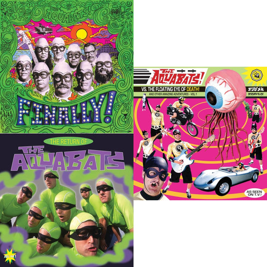 This is a 3 LP Vinyl SKU bundle.
1.This LP Vinyl is brand new.Format: LP VinylThis item's title is: Finally! (2LP)Artist: Aquabats!Barcode: 760137150527Release Date: 6/21/2024
2.This LP Vinyl is brand new.