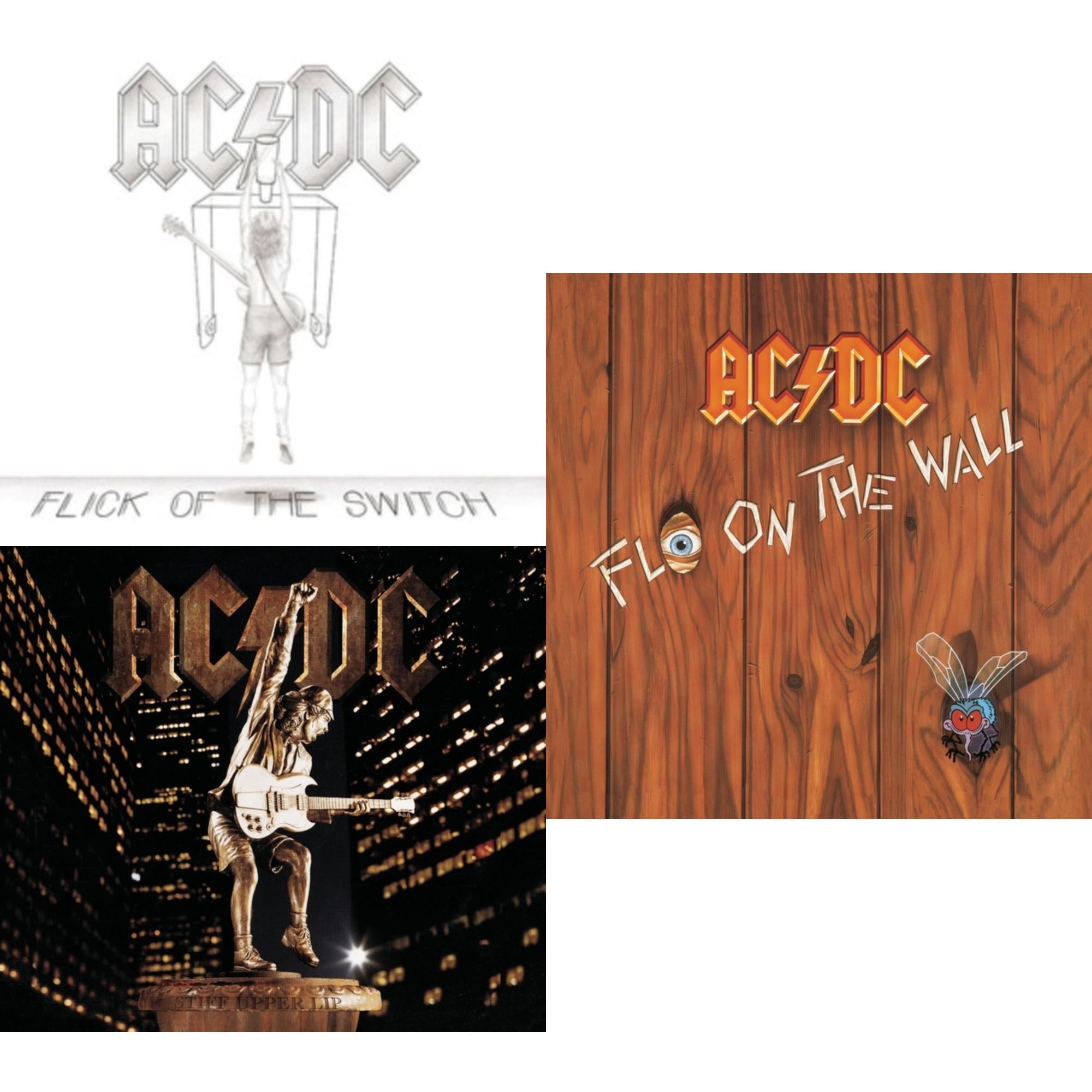 Flick Of The Switch & Stiff Upper Lip & Fly On The Wall