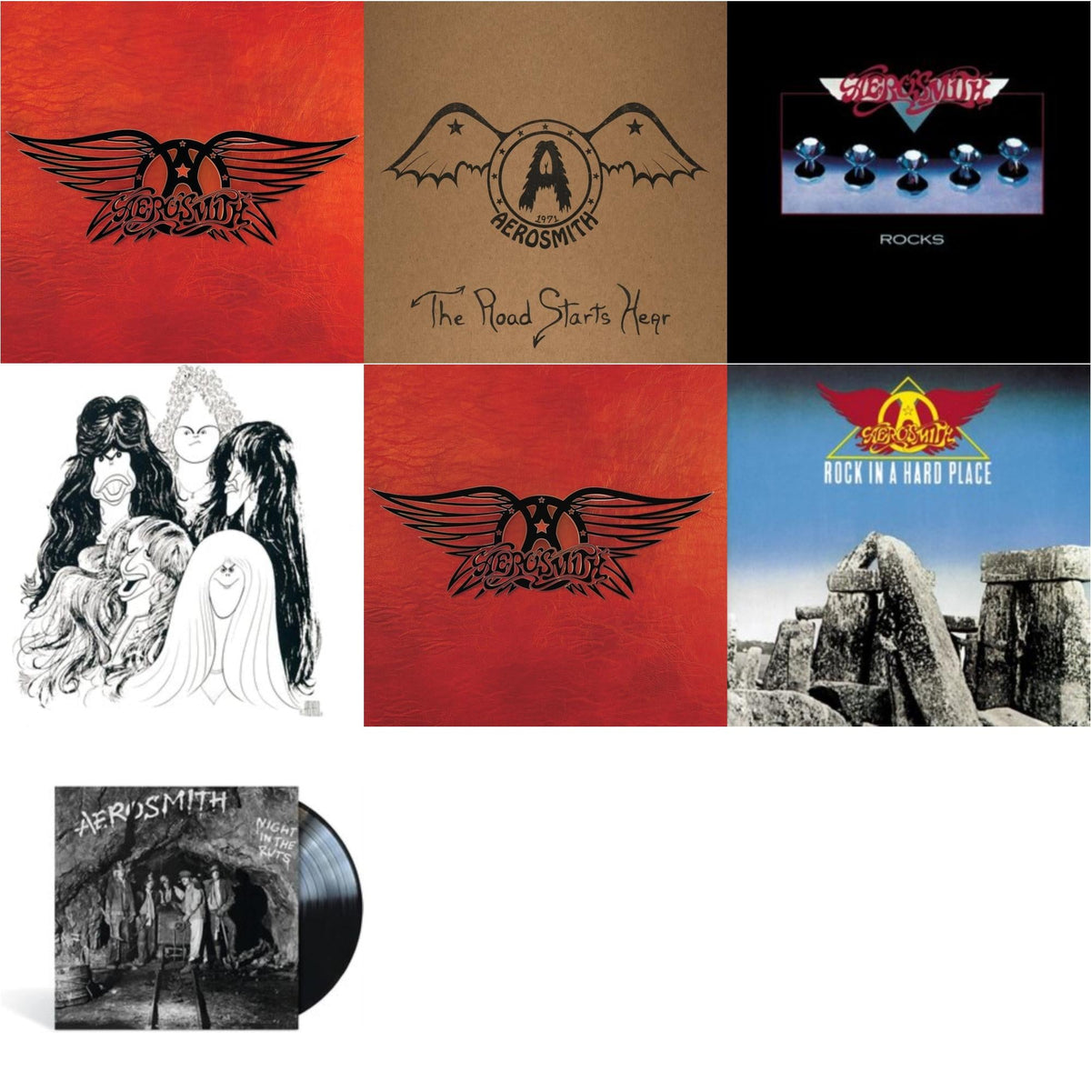 1971: The Road Starts Here & Greatest Hits & Greatest Hits (2LP) & Night In The Ruts & Rocks & Rock In A Hard Place & Draw The Line