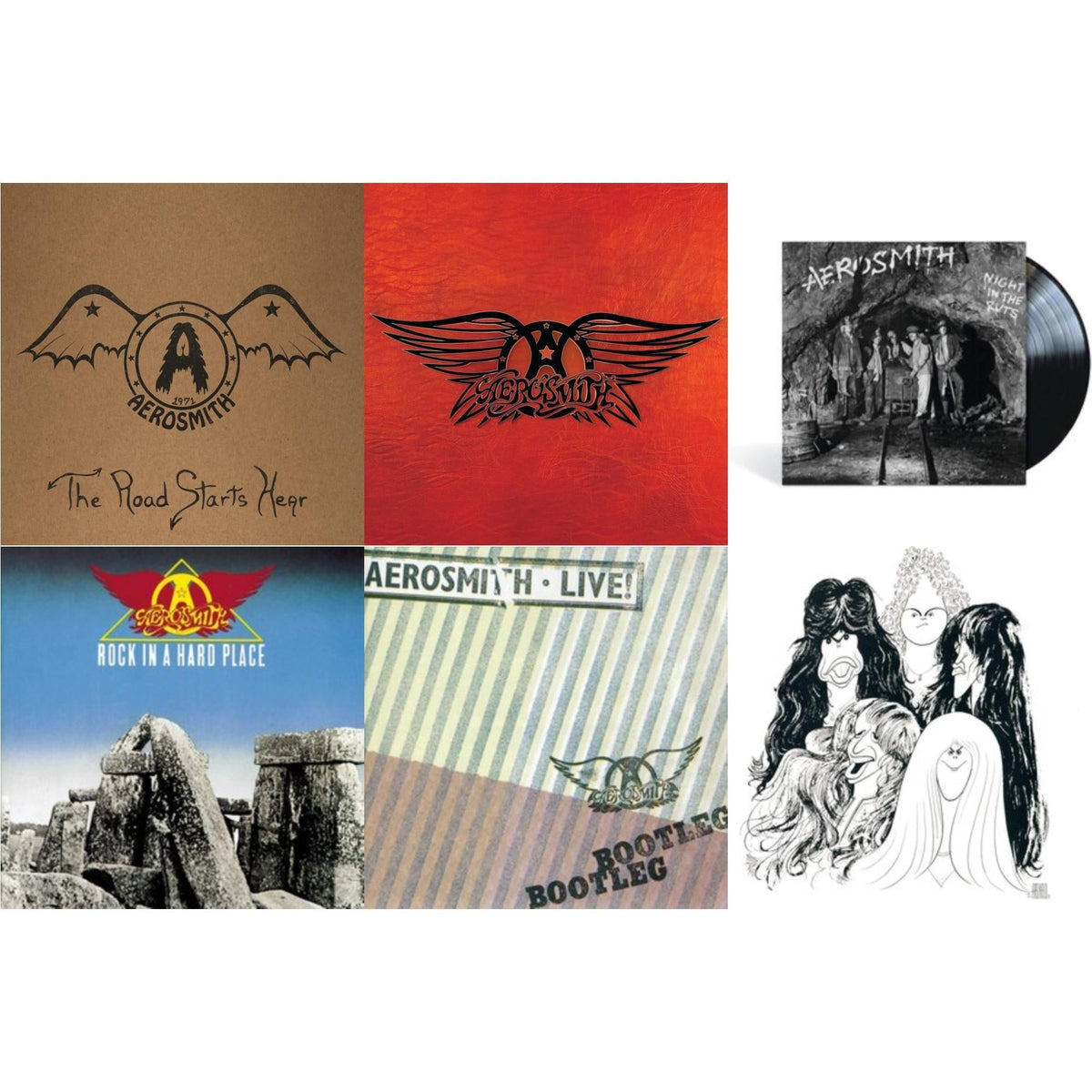 1971: The Road Starts Here & Greatest Hits & Night In The Ruts & Rock In A Hard Place & Live! Bootleg (2LP) & Draw The Line