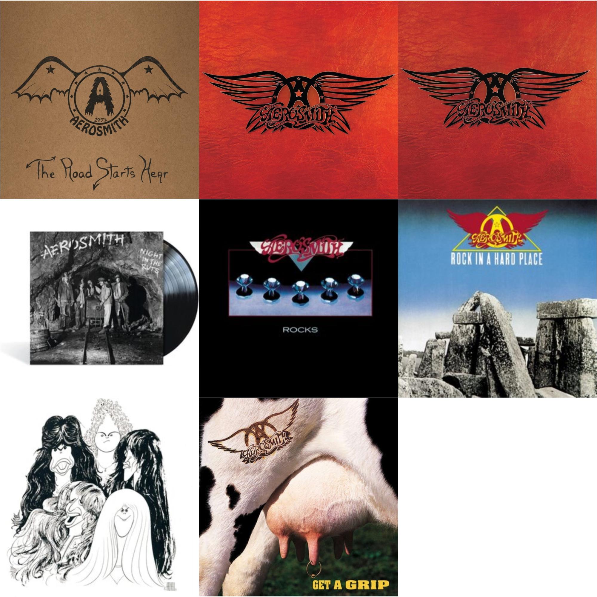 1971: The Road Starts Here & Greatest Hits & Greatest Hits (2LP) & Night In The Ruts & Rocks & Rock In A Hard Place & Draw The Line & Get A Grip