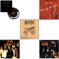 Back In Black (Black/White Blend LP Vinyl) & Highway To Hell (180G) & For Those About To Rock (180G) & Fly On The Wall (180G) & Live (2LP/180G)