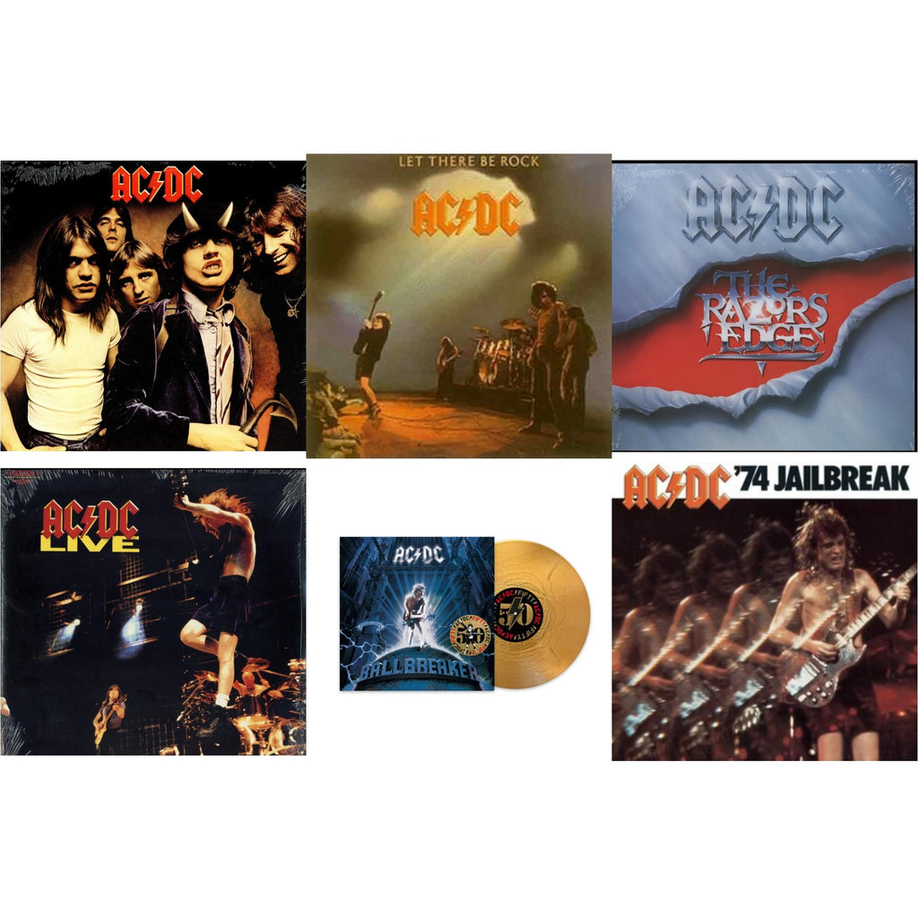 This is a 6 LP Vinyl SKU bundle.
1.This LP Vinyl is brand new.Format: LP VinylThis item's title is: Ballbreaker (50Th Anniversary/Gold Color LP Vinyl)Artist: Ac/DcBarcode: 196588733611Release Date: 6/21/2024
2.This LP Vinyl is brand new.