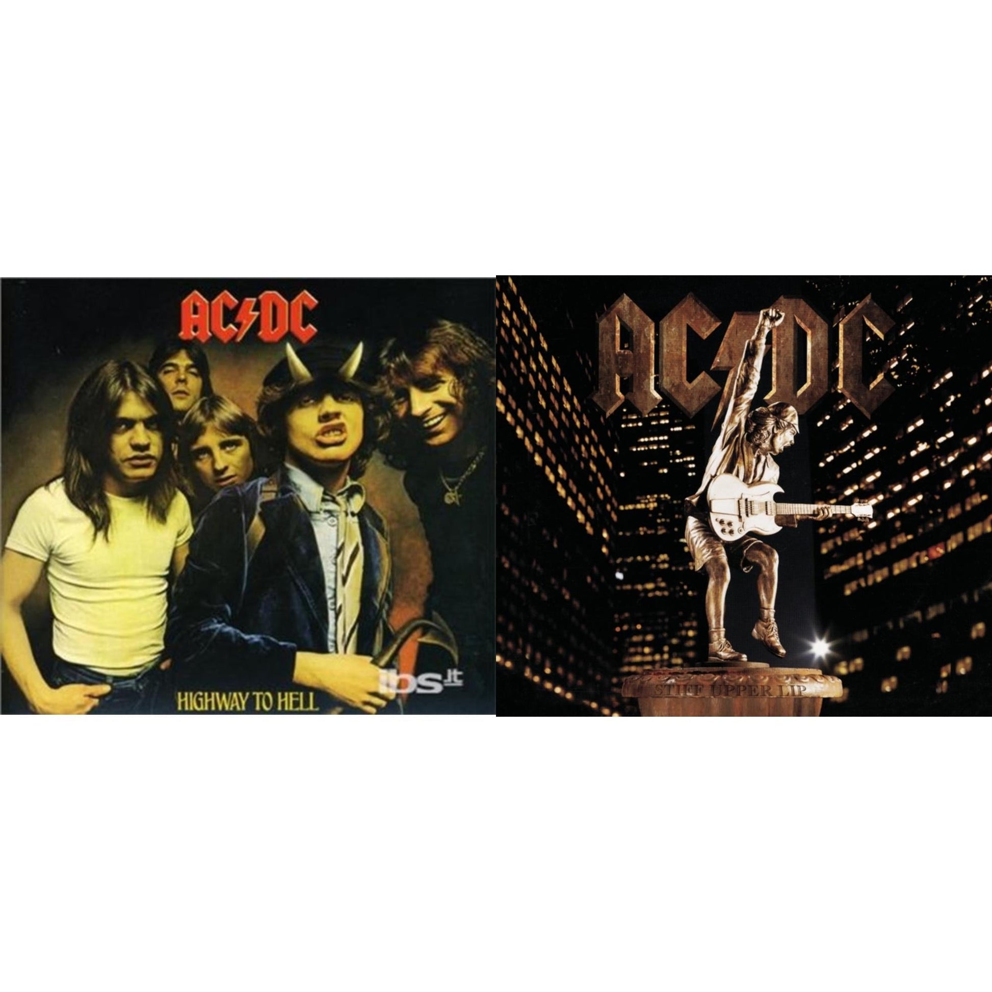 This is a 2 CD SKU bundle.
1.This CD is brand new.Format: CDMusic Style: Hard RockThis item's title is: Highway To HellArtist: Ac/DcLabel: LEGACYBarcode: 696998020627Release Date: 2/18/2003
2.This CD is brand new.