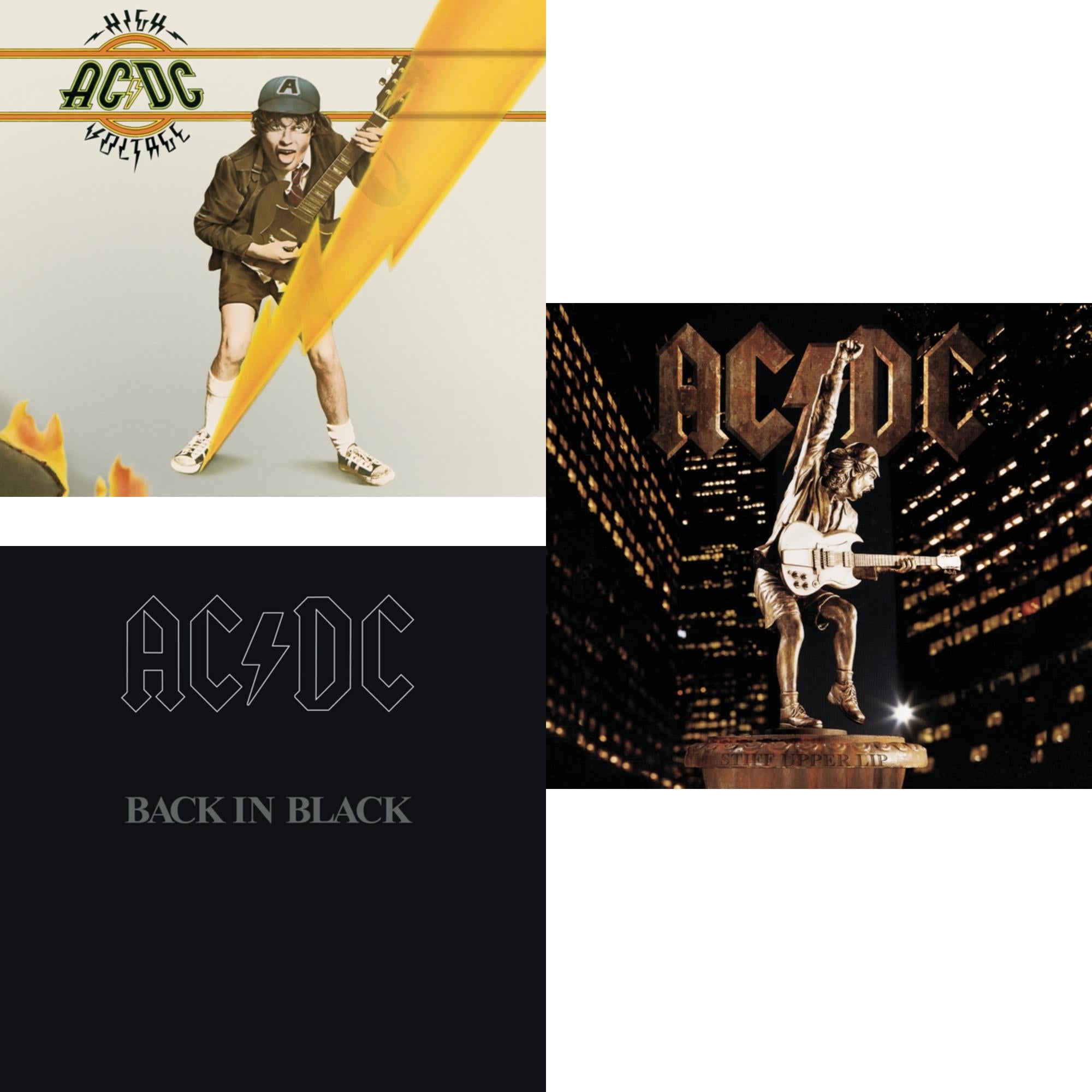 High Voltage & Back In Black & Stiff Upper Lip
