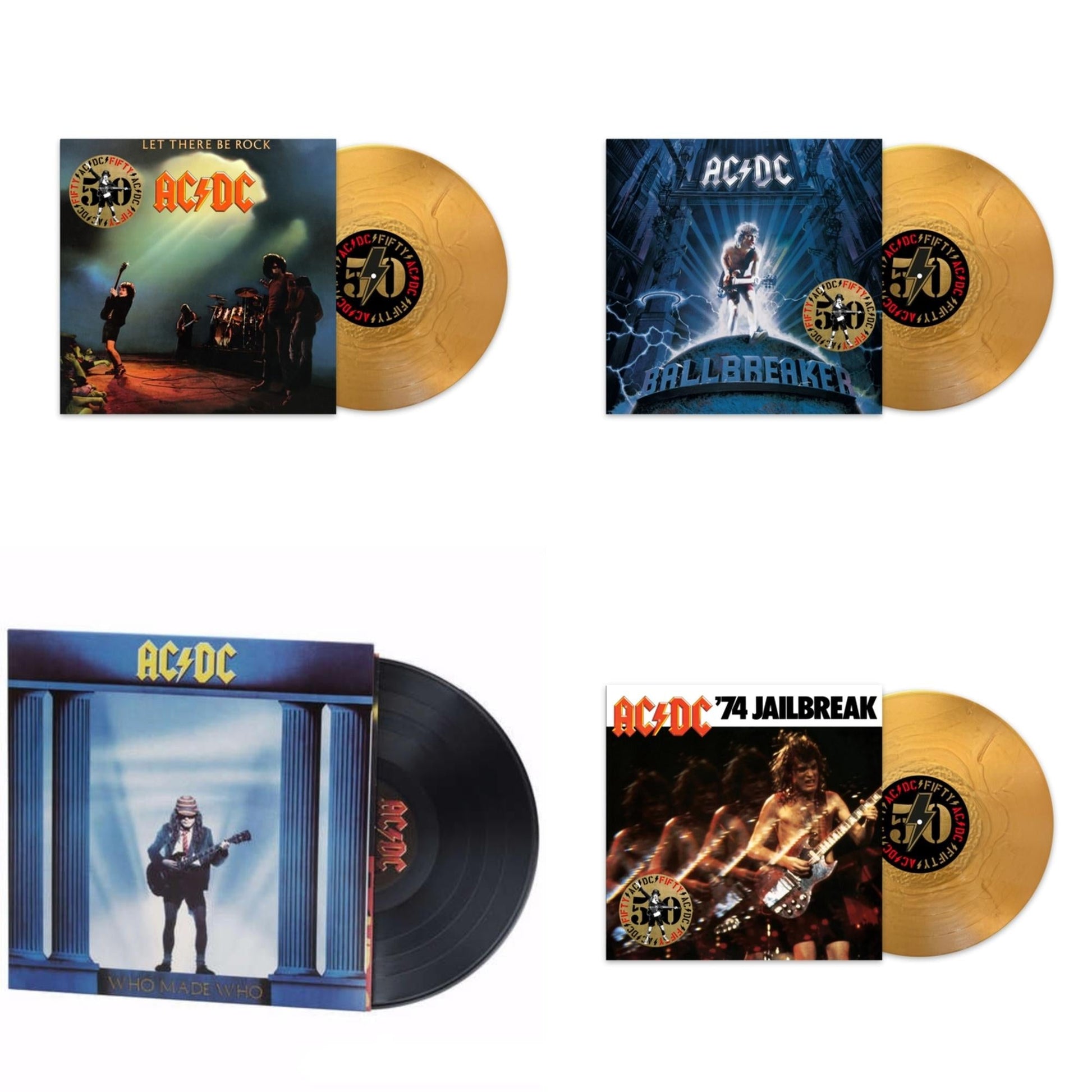 This is a 4 LP Vinyl SKU bundle.
1.This LP Vinyl is brand new.Format: LP VinylThis item's title is: Let There Be Rock (50Th Anniversary/Gold Color LP Vinyl)Artist: Ac/DcBarcode: 196588733314Release Date: 6/21/2024
2.This LP Vinyl is brand new.