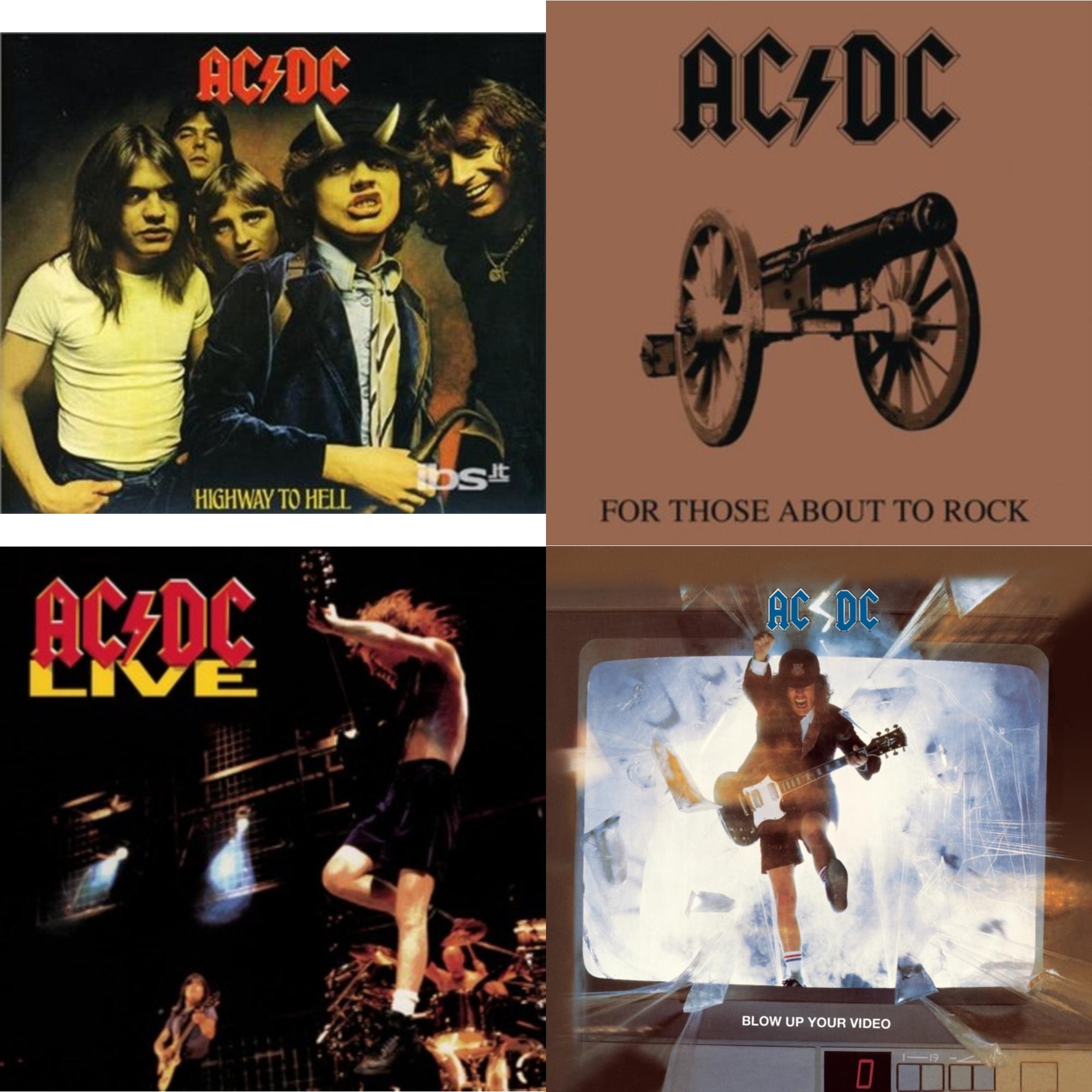 Highway To Hell & For Those About To Rock & Live & Blow Up Your Video