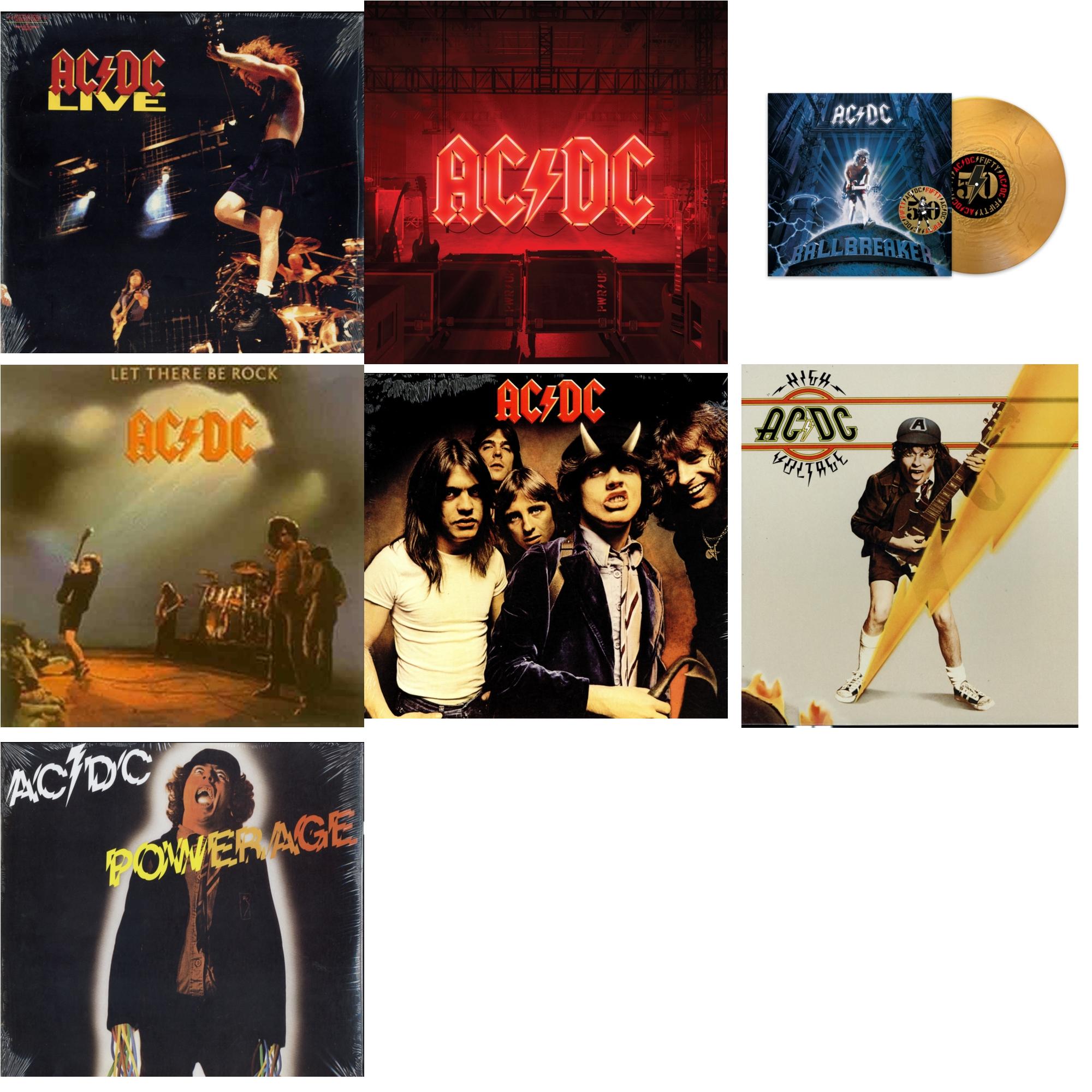 This is a 7 LP Vinyl SKU bundle.
1.This LP Vinyl is brand new.Format: LP VinylMusic Style: Hard RockThis item's title is: Power Up (180G/Gatefold Jacket/Inner Sleeve)Artist: Ac/DcLabel: COLUMBIABarcode: 194397255614Release Date: 11/13/2020
2.This LP Vinyl is brand new.