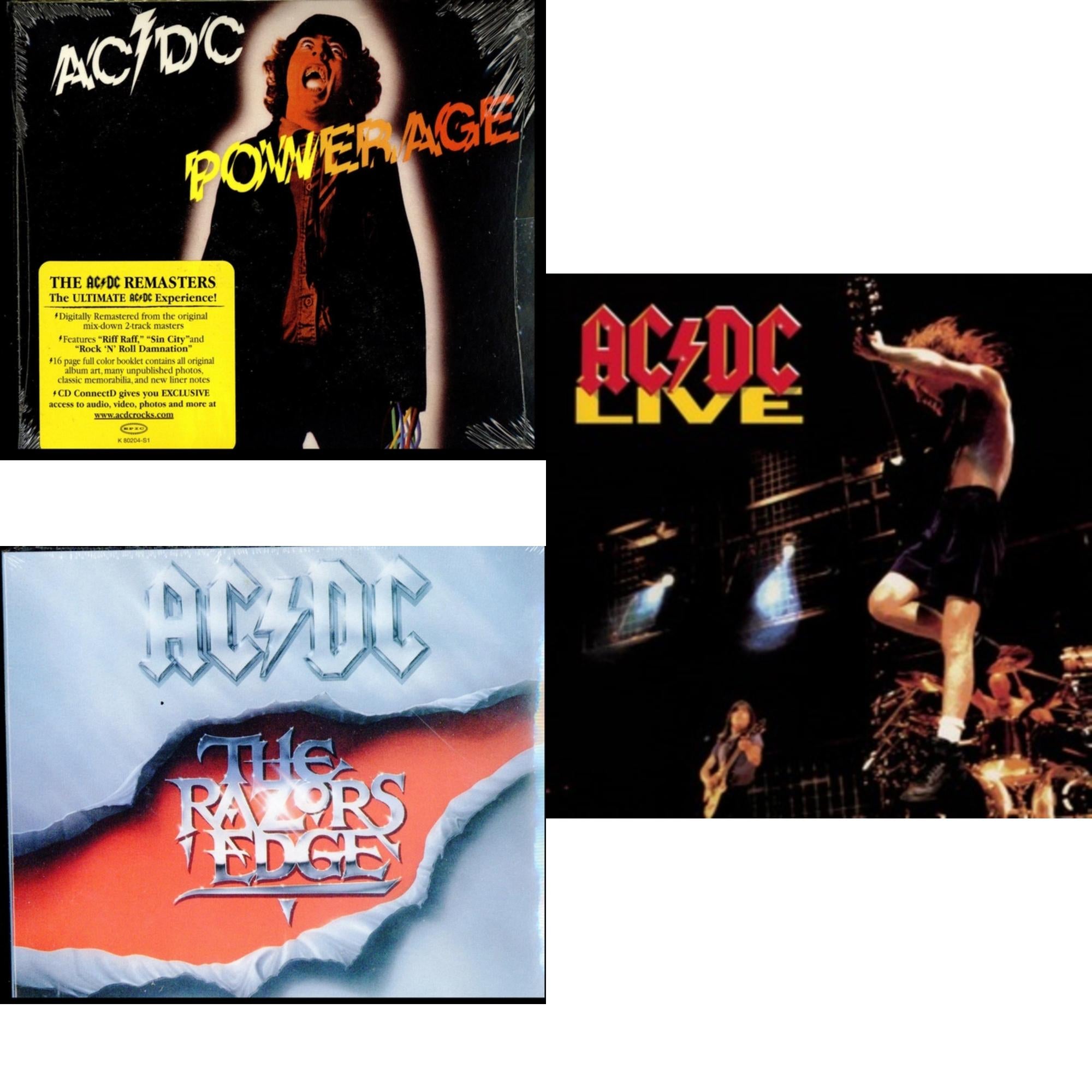 Powerage & Razor's Edge & Live