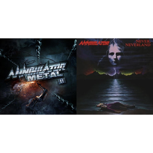 This is a 2 LP Vinyl SKU bundle.
1.This LP Vinyl is brand new.Format: LP VinylMusic Style: ThrashThis item's title is: Metal Ii (Limited/Transparent Orange Vinyl/2LP)Artist: AnnihilatorLabel: EARMUSICBarcode: 4029759171010Release Date: 2/18/2022
2.This LP Vinyl is brand new.