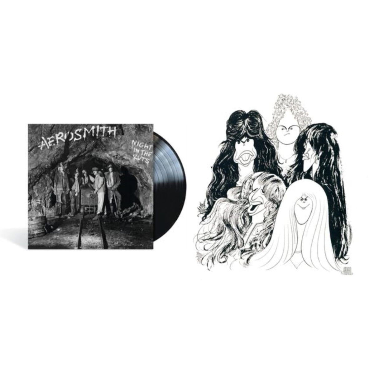 Aerosmith - Night In The Ruts & Draw The Line - LP Vinyl Bundle