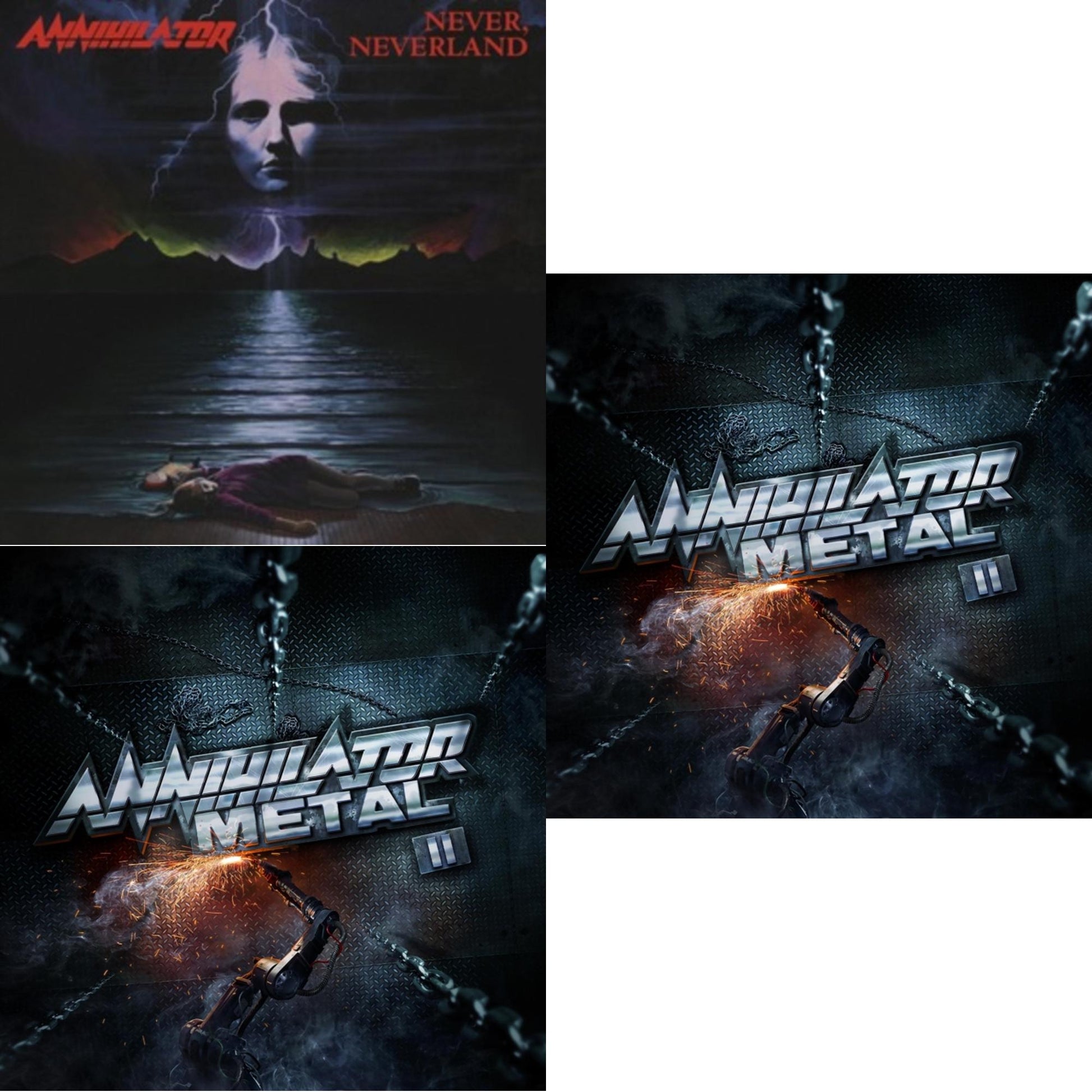 This is a 3 LP Vinyl SKU bundle.
1.This LP Vinyl is brand new.Format: LP VinylMusic Style: Speed MetalThis item's title is: Never, Neverland (180G)Artist: AnnihilatorLabel: MUSIC ON VINYLBarcode: 8719262023451Release Date: 5/27/2022
2.This LP Vinyl is brand new.