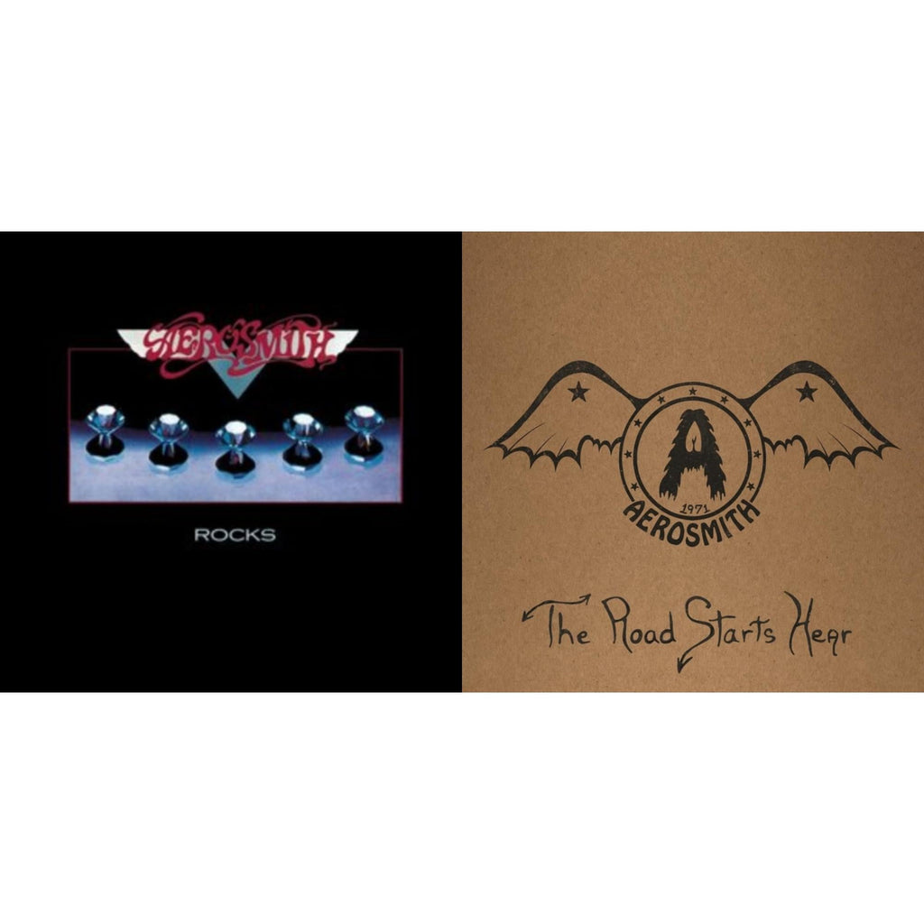 Aerosmith - 1971: The Road Starts Here & Rocks - LP Vinyl Bundle