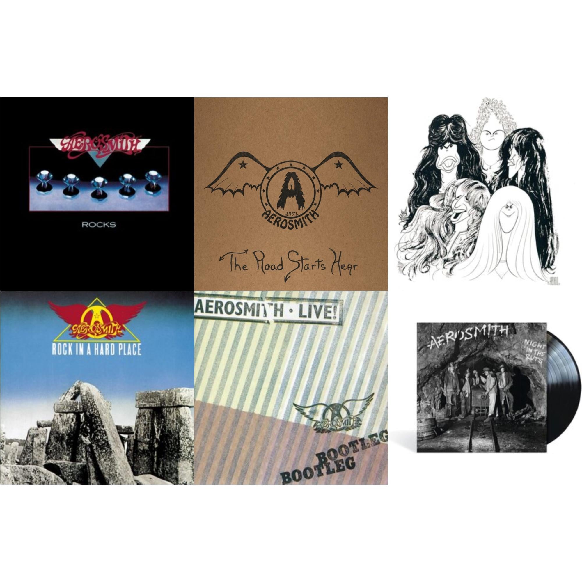 This is a 6 LP Vinyl SKU bundle.
1.This LP Vinyl is brand new.Format: LP VinylMusic Style: Hard RockThis item's title is: RocksArtist: AerosmithLabel: CAPITOLBarcode: 602455248671Release Date: 5/26/2023
2.This LP Vinyl is brand new.