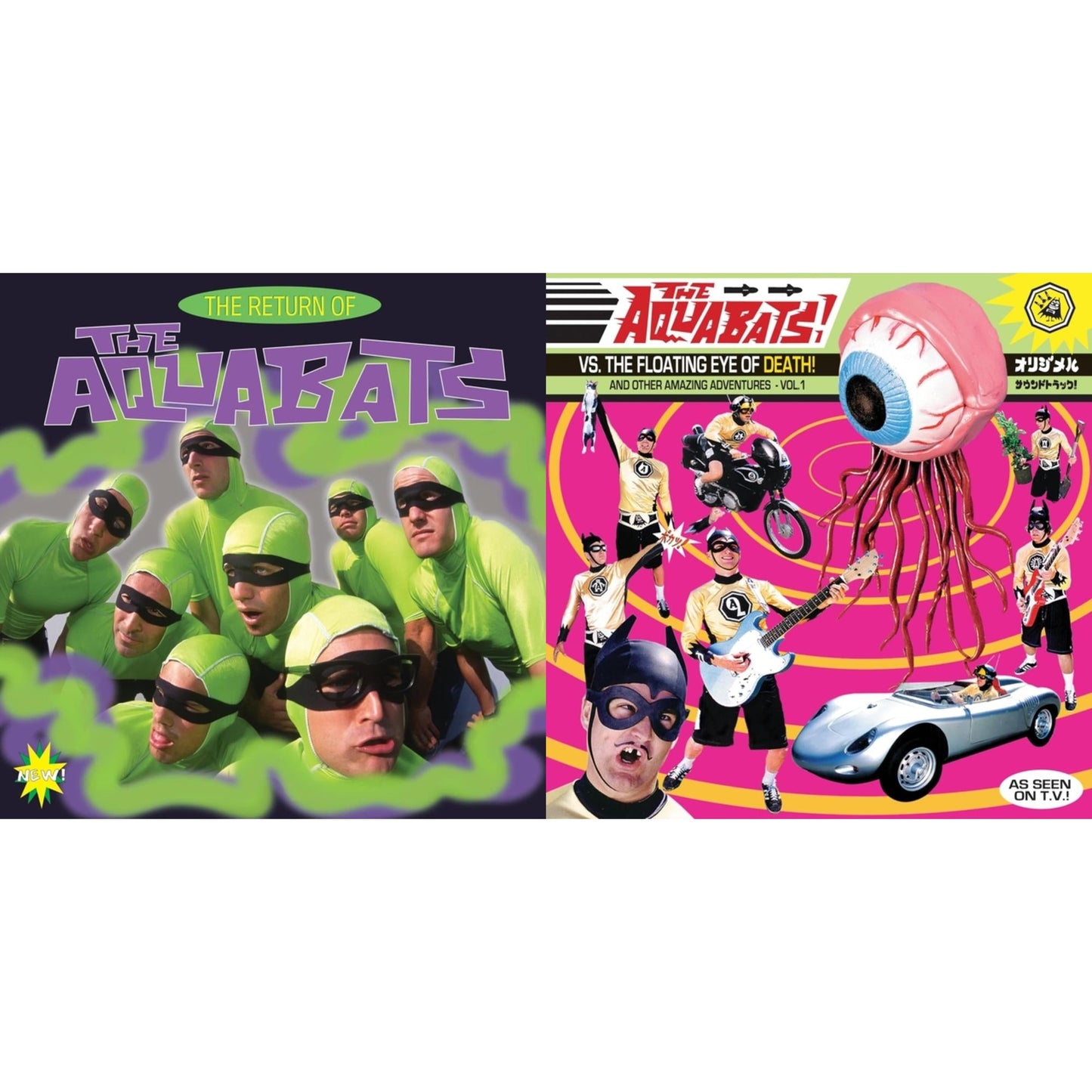 This is a 2 LP Vinyl SKU bundle.
1.This LP Vinyl is brand new.Format: LP VinylMusic Style: SkaThis item's title is: Return Of The AquabatsArtist: Aquabats!Label: Gloopy RecordsBarcode: 760137151319Release Date: 5/24/2024
2.This LP Vinyl is brand new.